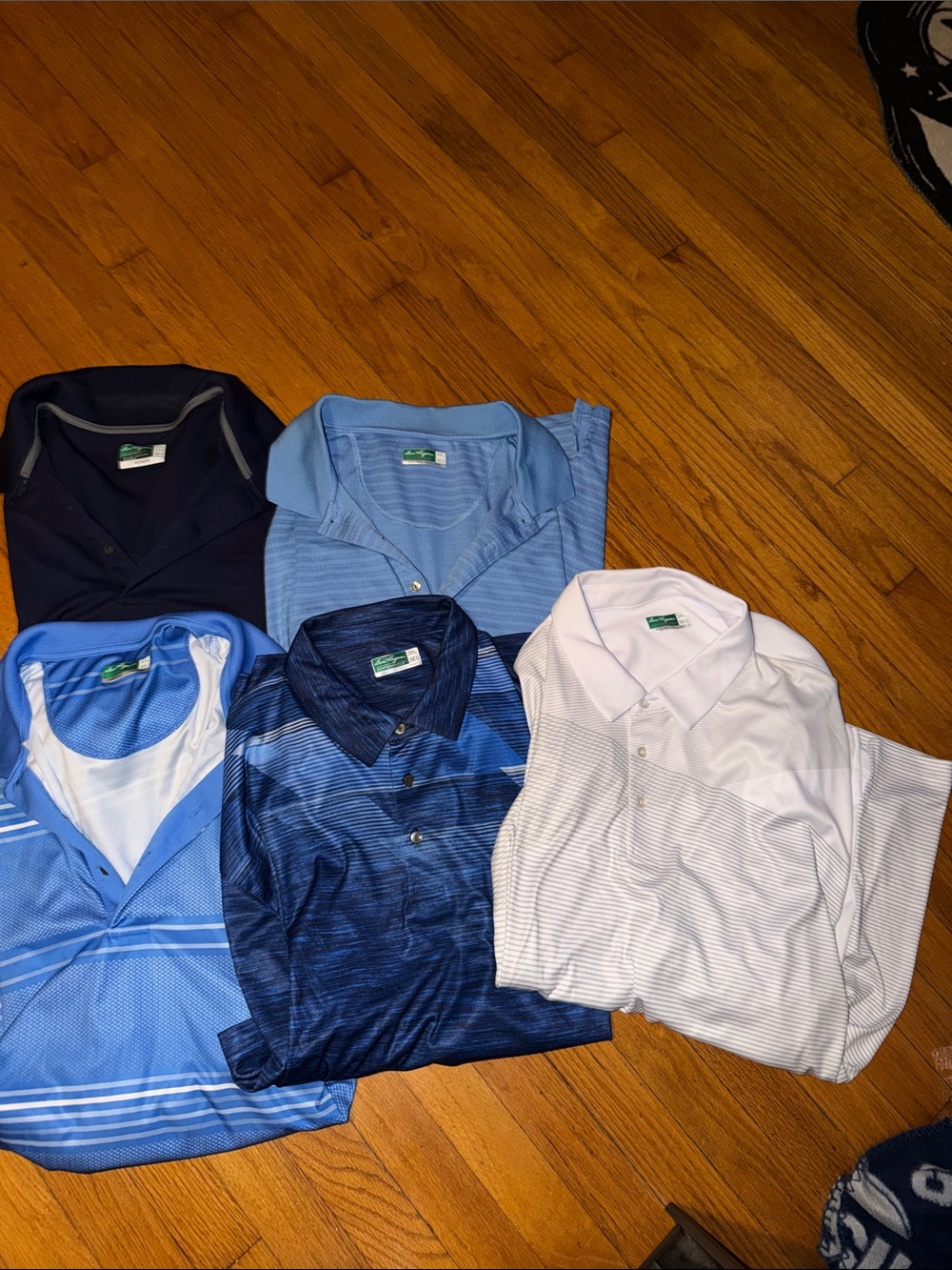 Men's Ben Hogan Performance Polo Shirts- set of 5, great condition size 3XL